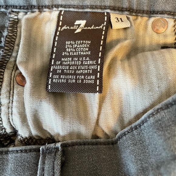 7 FOR ALL MAN MANKIND The Skinny Gray - Picture 5 of 9